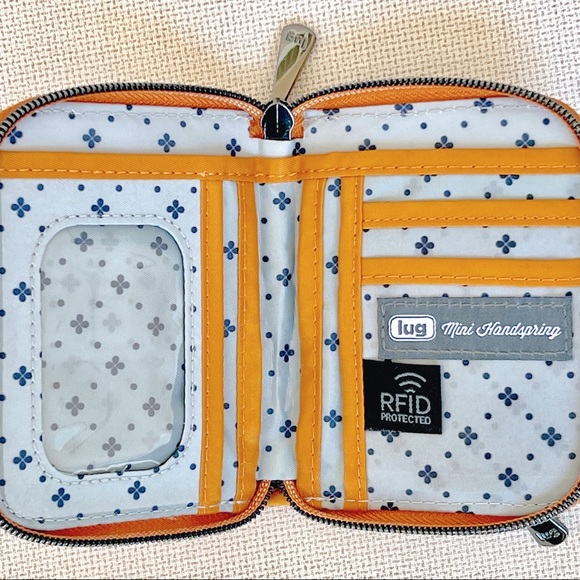 Lug Handspring Mini RFID Wallet (Amber Yellow) NWOT - Picture 4 of 4